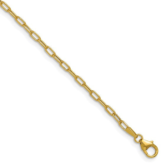 14K Paperclip Chain Necklace