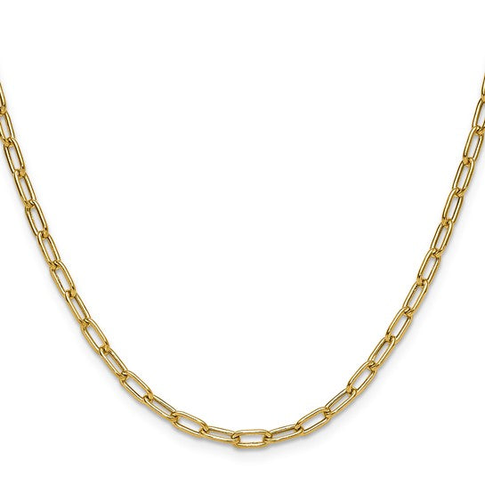 14K Paperclip Necklace