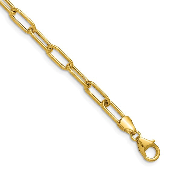 14K Paperclip Chain Necklace