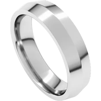 14K White Gold Band