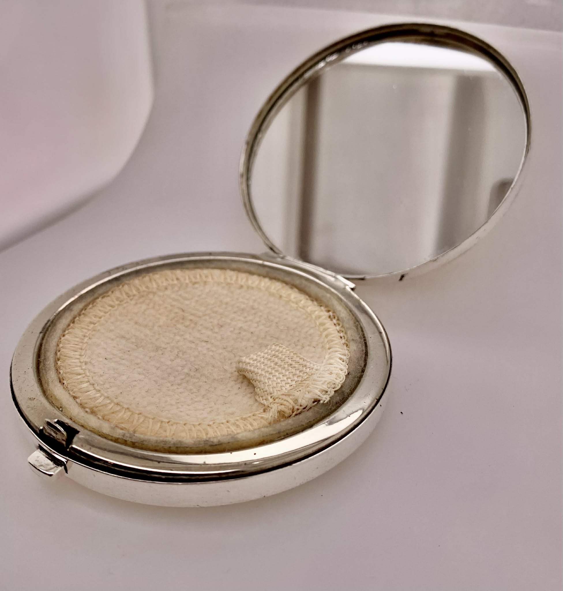 Estate Tiffany & Co. Sterling Compact Mirror