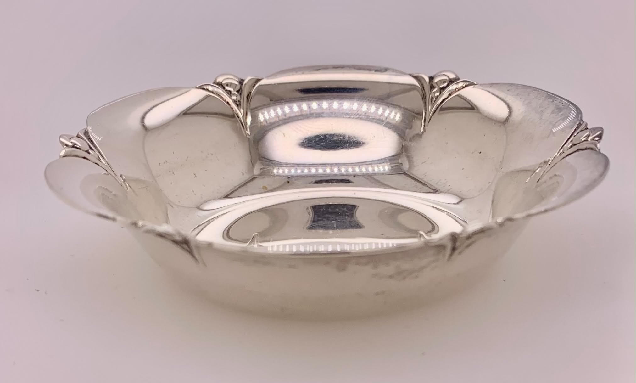 Estate Sterling Silver Nut Dish