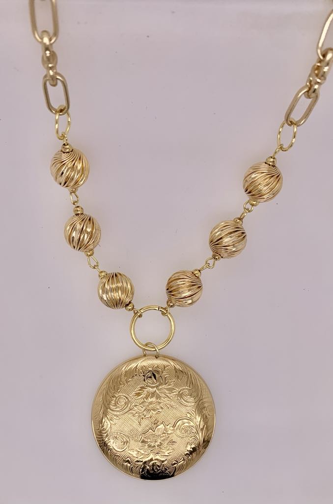 Modern Vintage Fashion Necklace