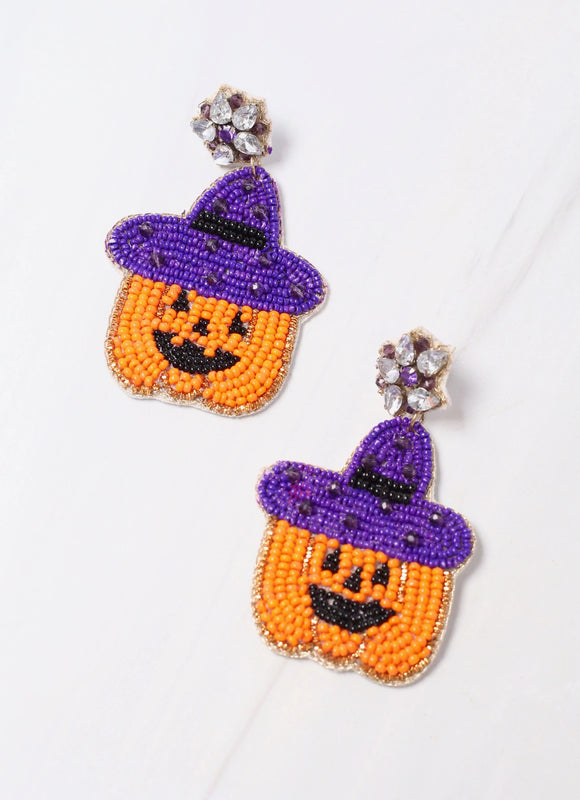 Halloweentown Pumpkin Earring