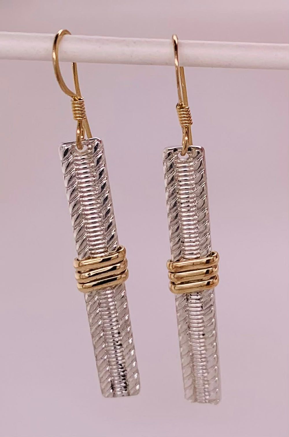 John Cauley Original Vertical Bar Earrings