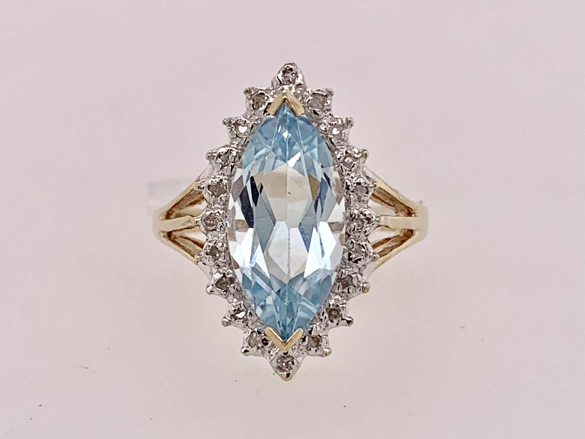 Estate Blue Topaz Ring