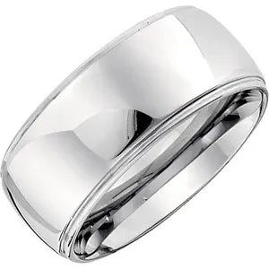 Cobalt 10mm Domed Band