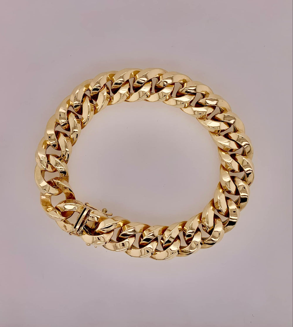 14K Estate Link Bracelet