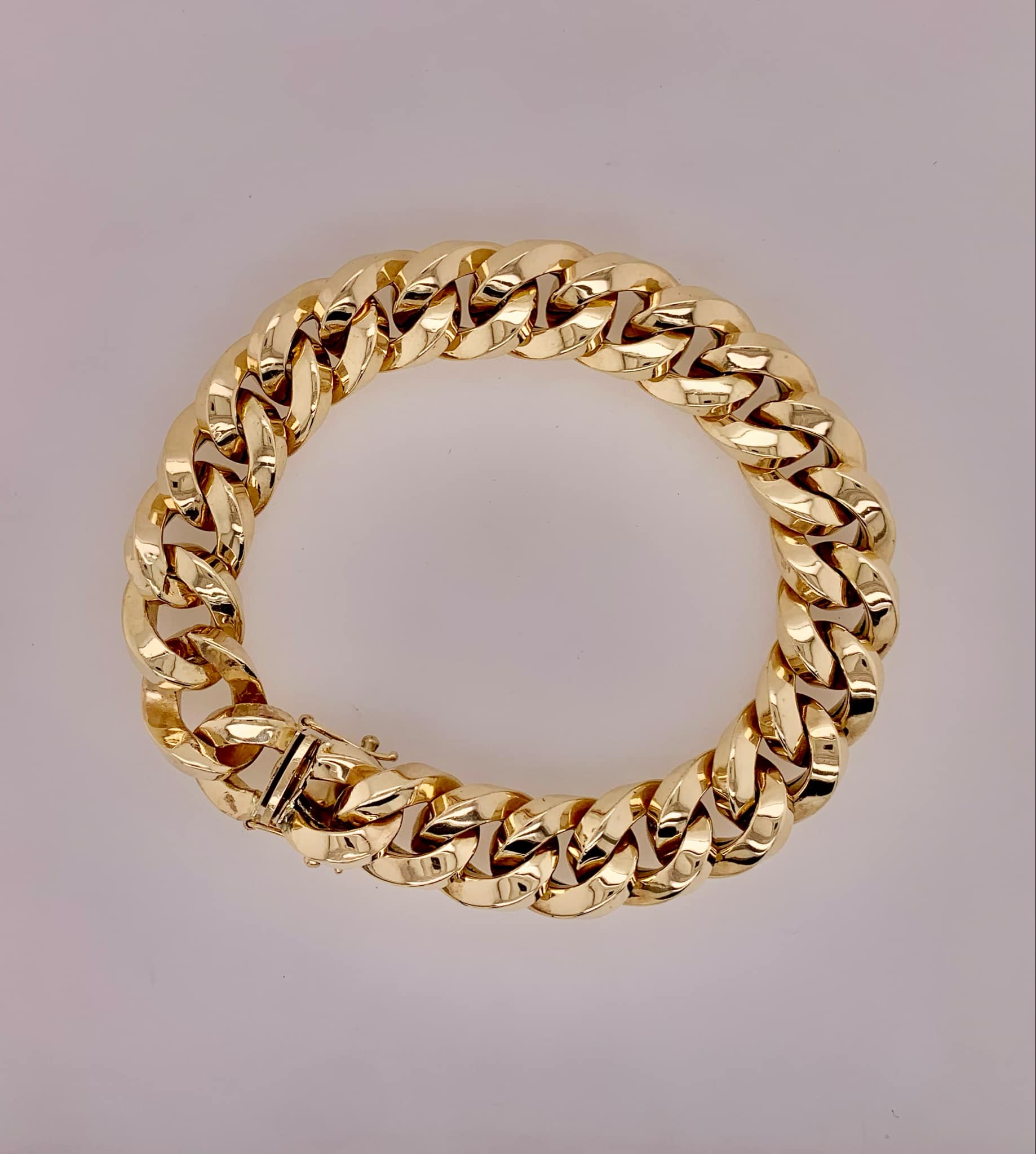 14K Estate Link Bracelet
