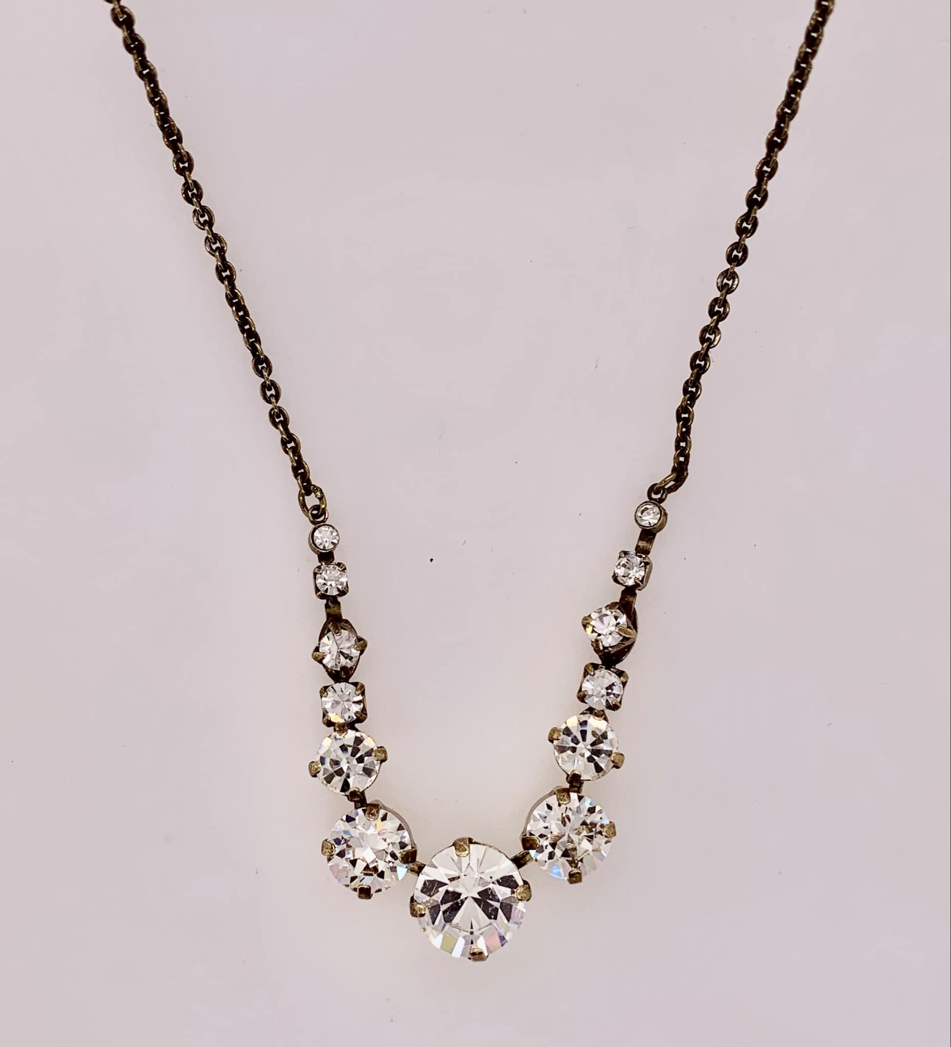 Sorrelli Delicate Round Tennis Necklace