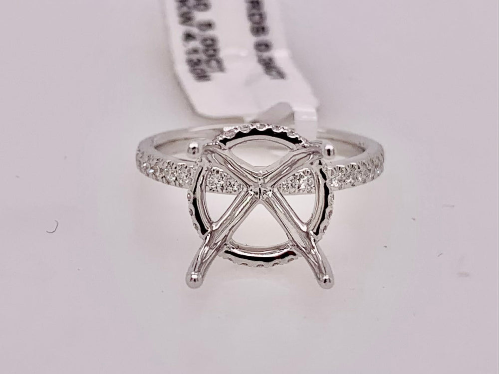 18K Diamond Semi-Mount