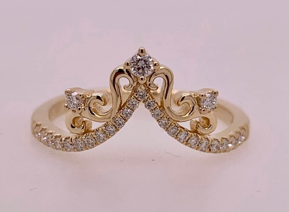 14K Diamond Ring Wrap