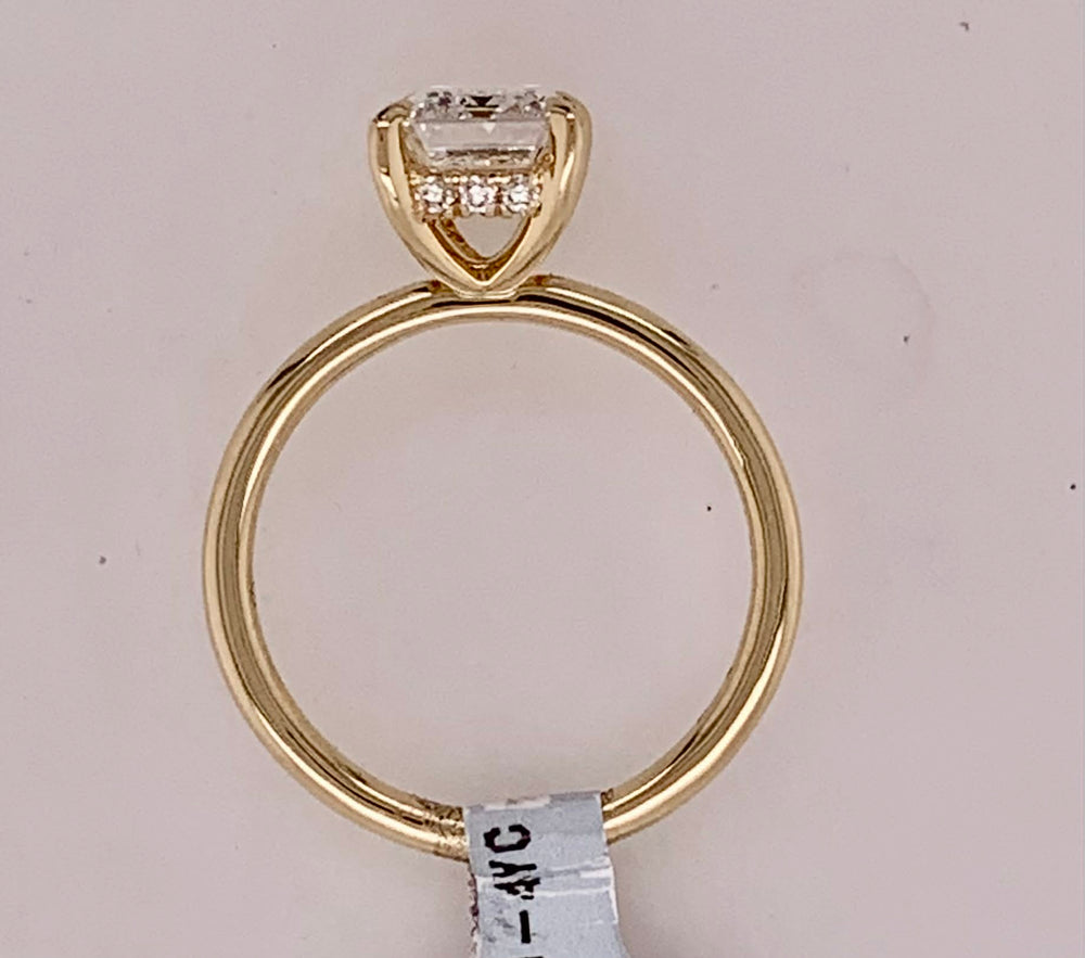 14K LAB Diamond Engagement Ring