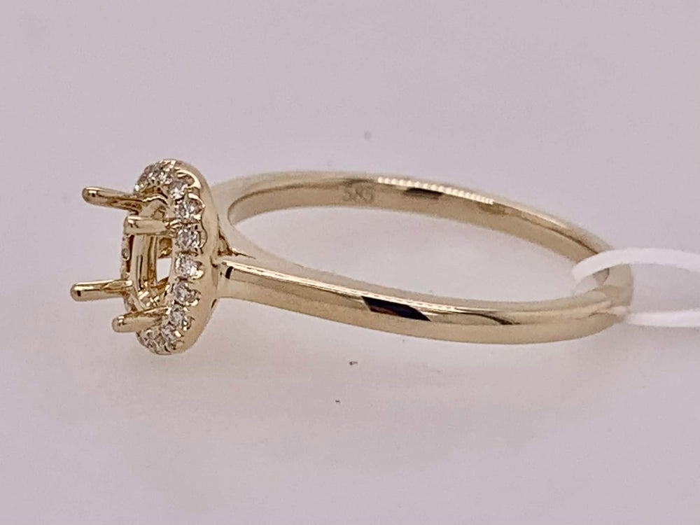 14K Diamond Semi-Mount