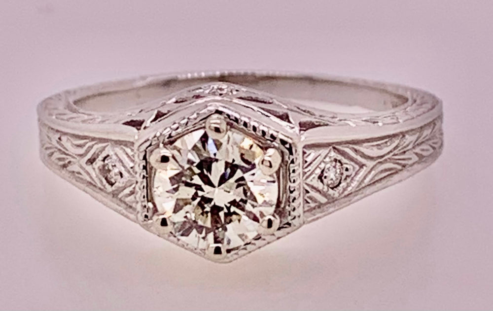 14K Diamond Ring