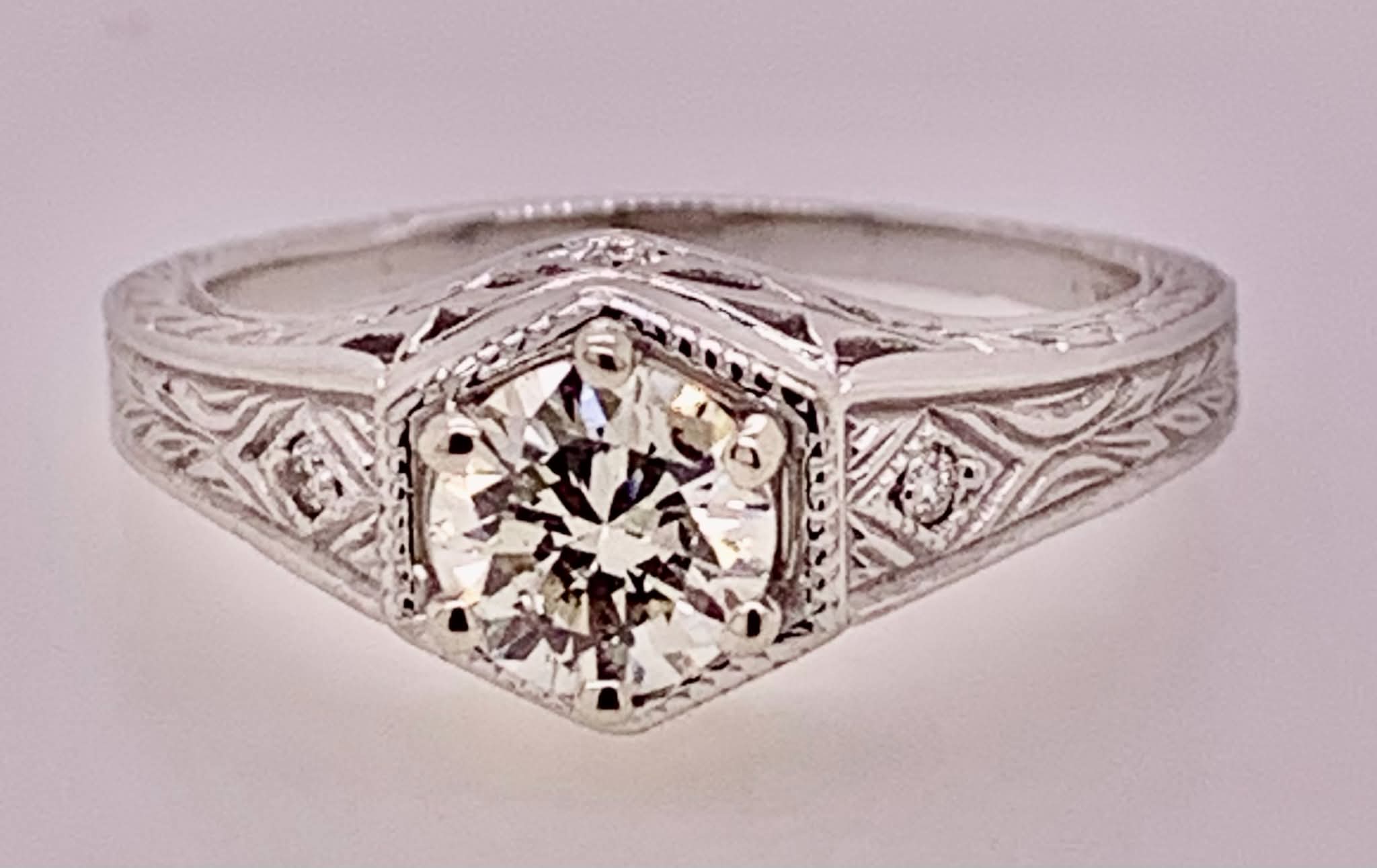 14K Diamond Ring