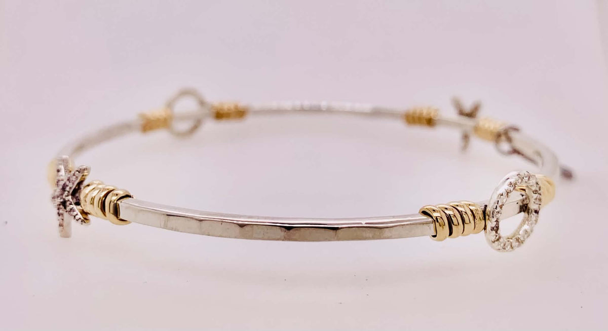 Sterling Silver CZ Bracelet