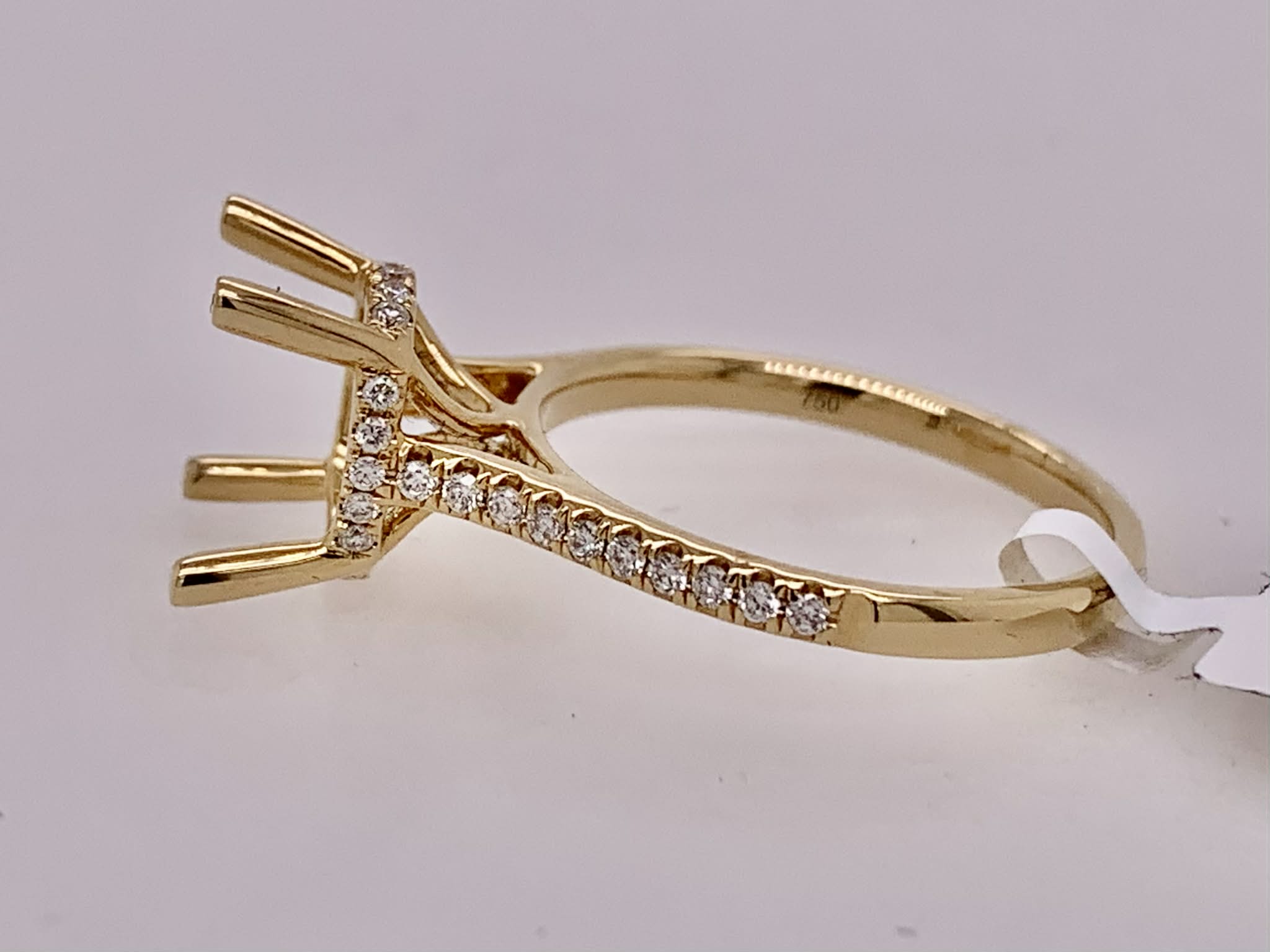 18K Diamond Semi-Mount