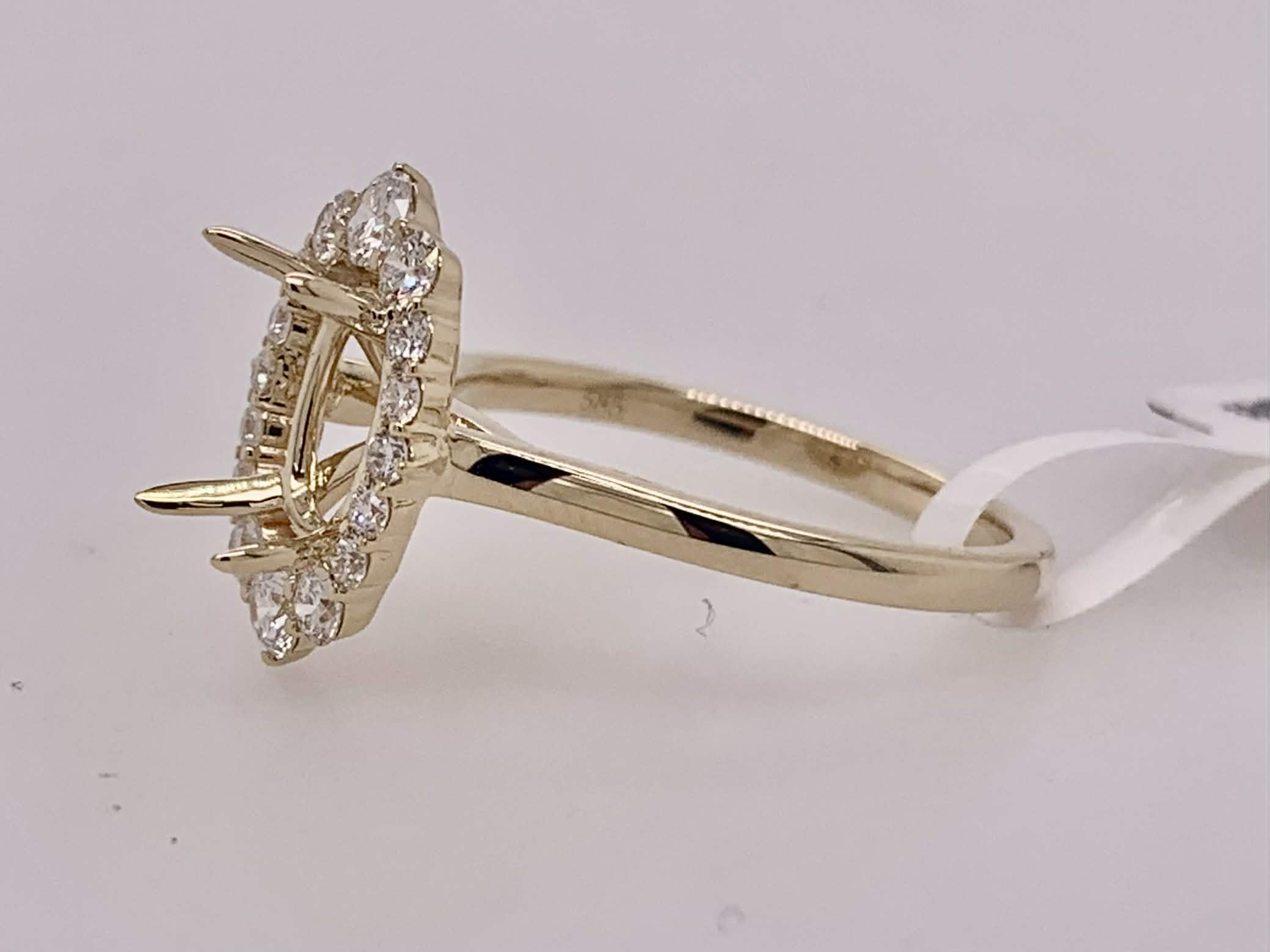 14K Diamond Semi-Mount