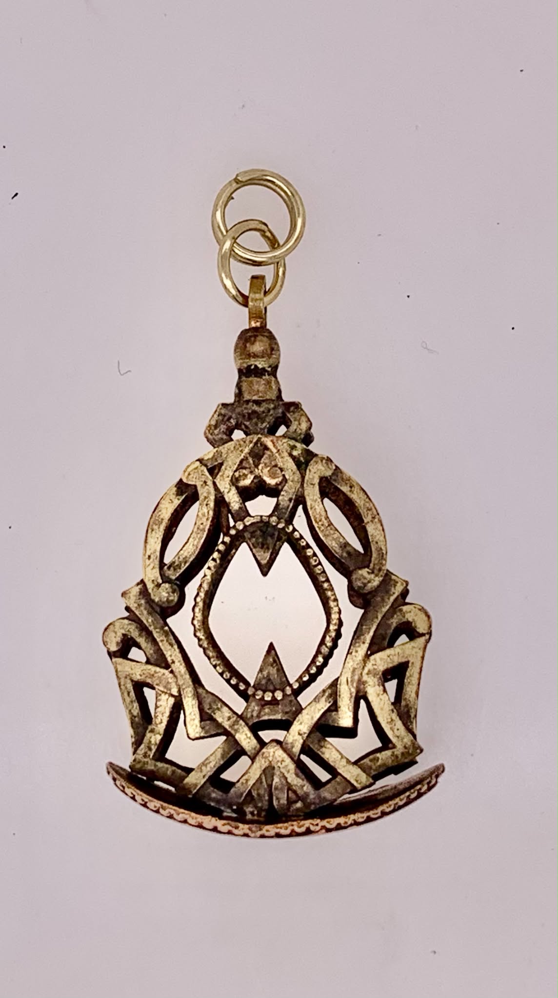 Estate Pocket Watch Fob Pendant