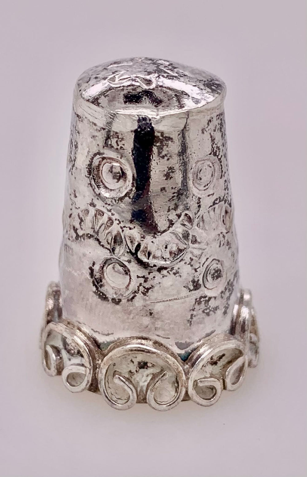 Estate Sterling Silver Thimble