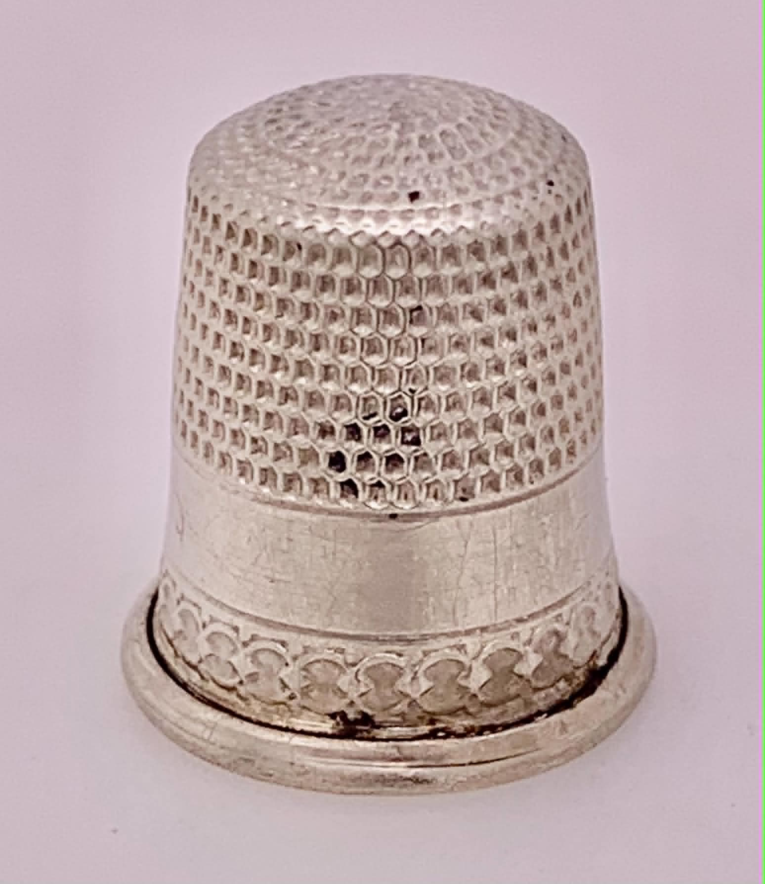 Estate Sterling Silver Thimble