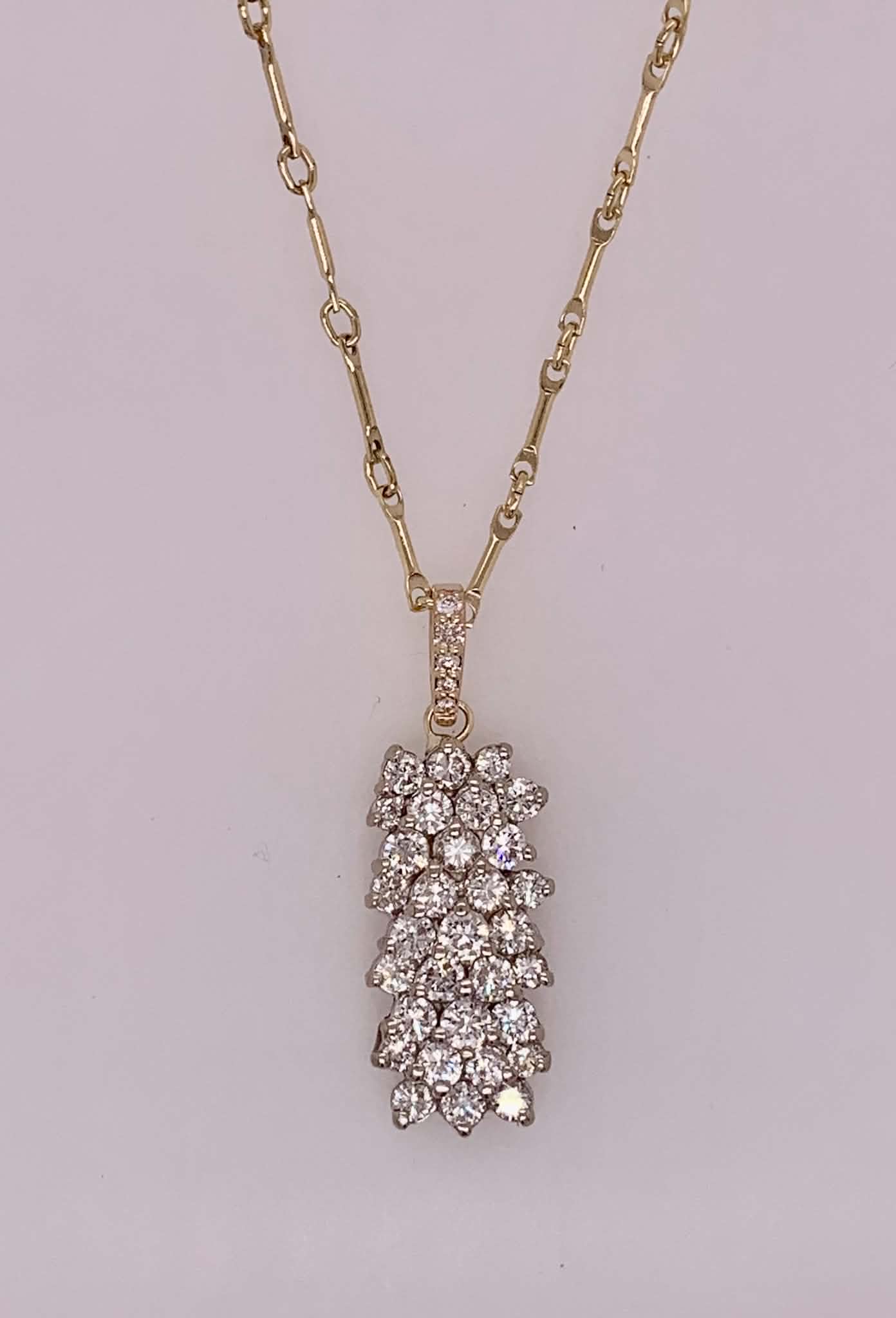 14K Diamond Pendant