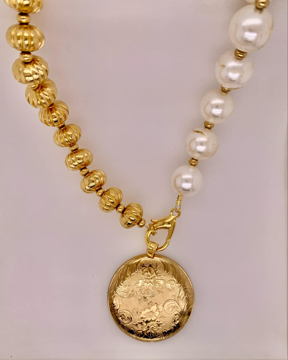 Modern Vintage Fashion Necklace