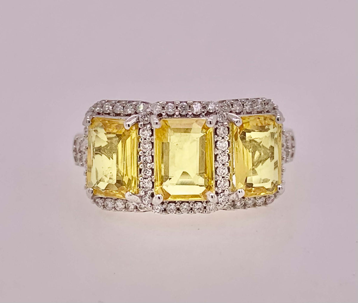 14K Sapphire & Diamond Ring