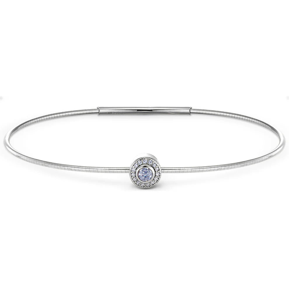 Sterling Silver June Birthstone Bracelet