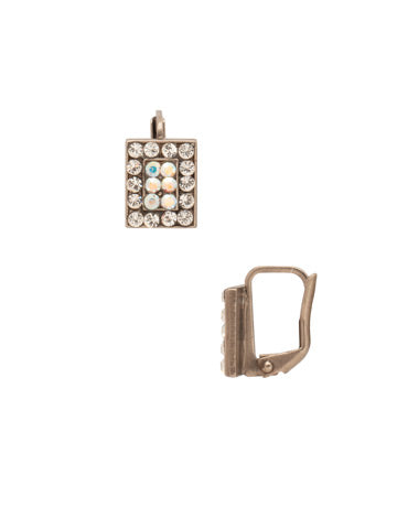 Sorrelli Rectangle Crystal Earrings