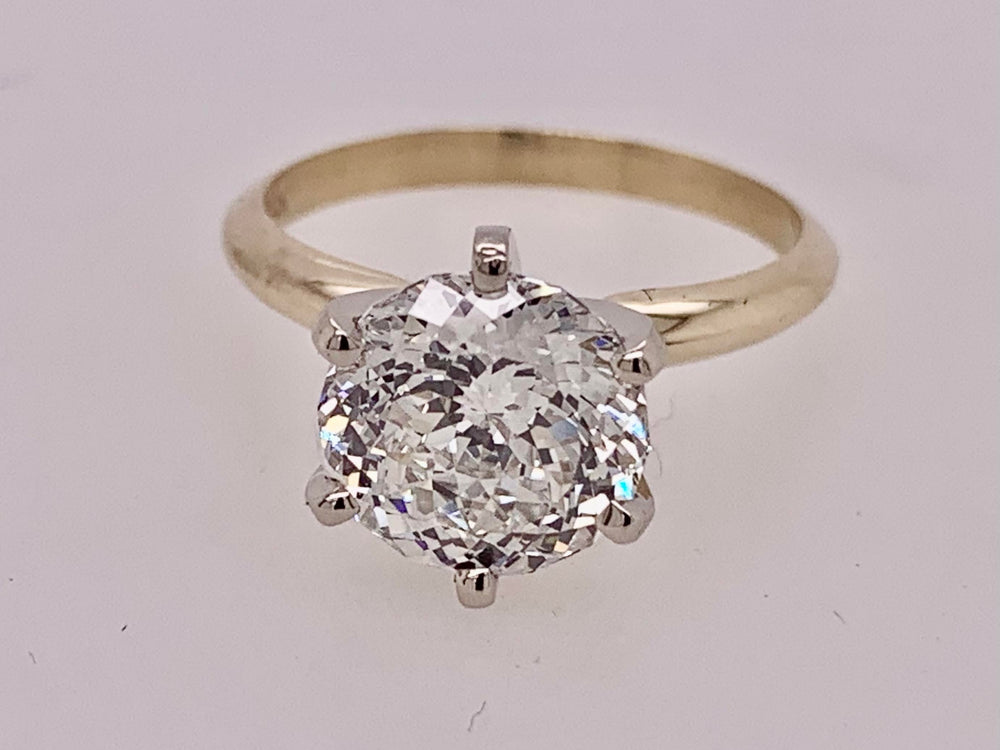 14K LAB Solitaire