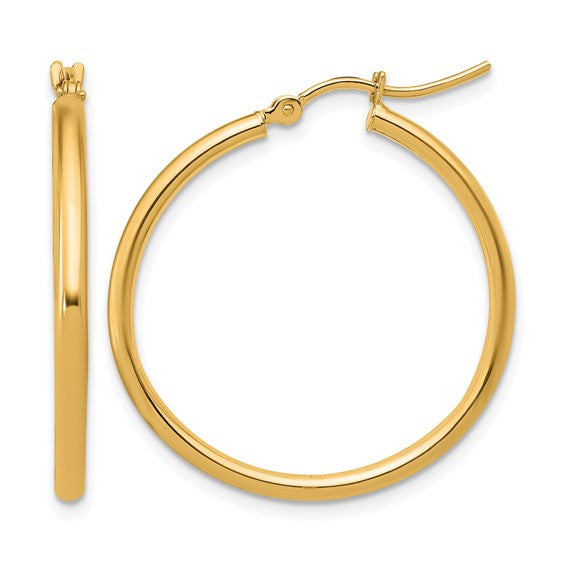 14K Hoop Earrings