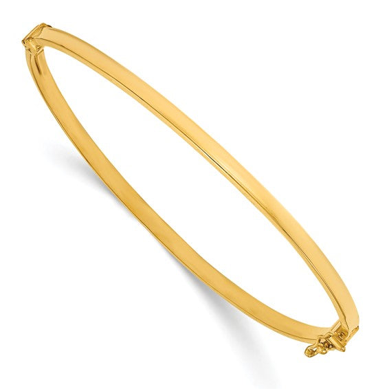 14K Hinged Bangle Bracelet