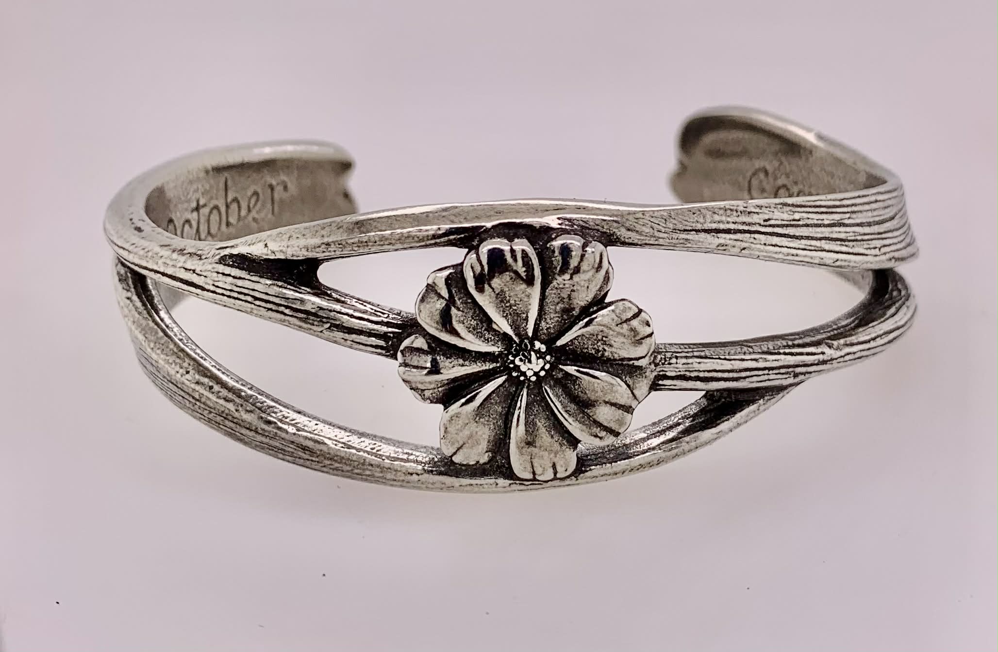 October Nouveau Flower of the Month Bracelet