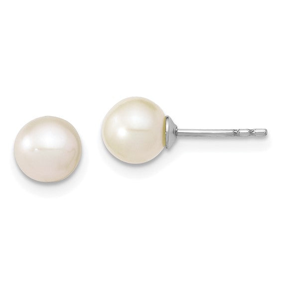 7mm Freshwater Pearl Earrings