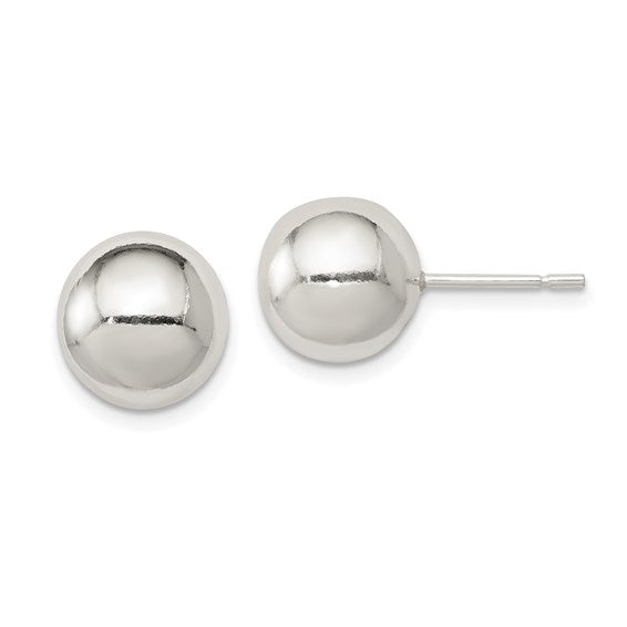 Sterling Silver Polished Ball Earrings