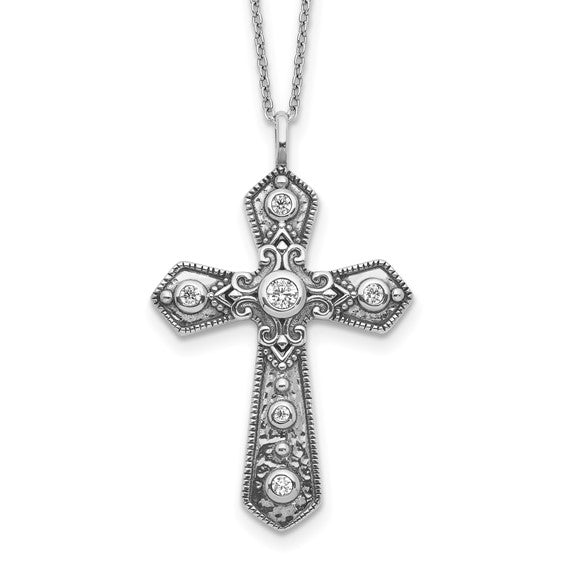 Sterling Silver Cross Necklace