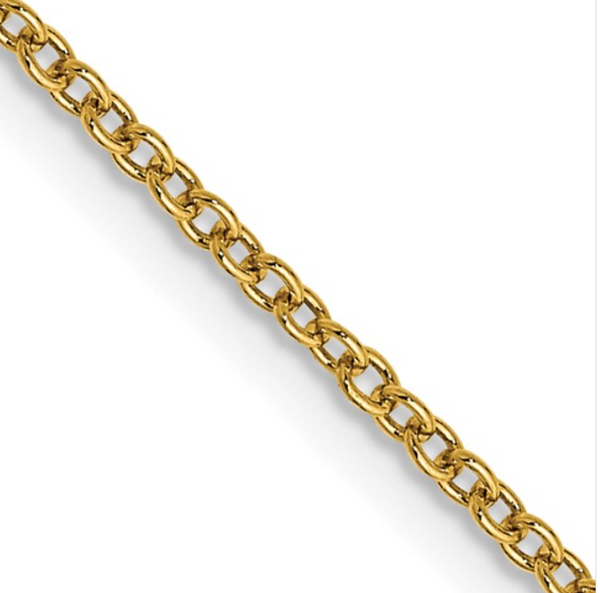 14K Cable Chain