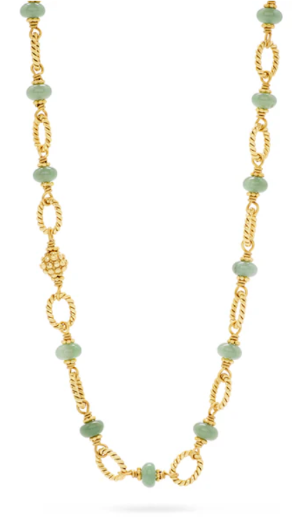 Berry & Bead Chain- Meadow Jade