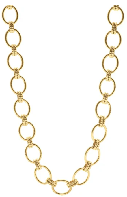 Cleopatra Grande Link Necklace - Gold