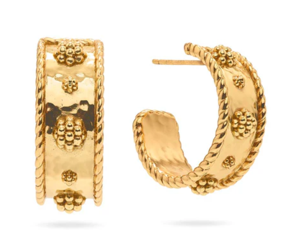 Berry Classic Small Hoop Earrings- Gold