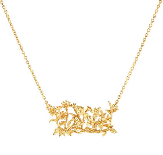Meadow Cluster Necklace - Gold