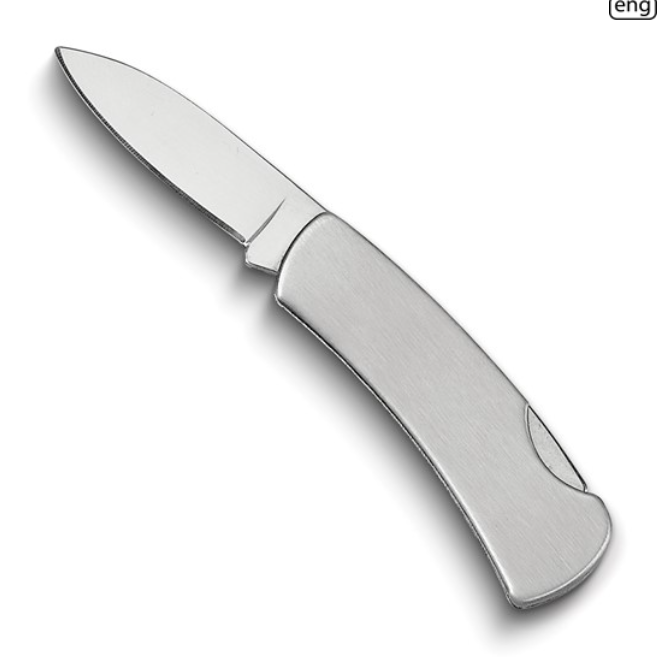 Stainless Steel 3" Locking Pocket Knife