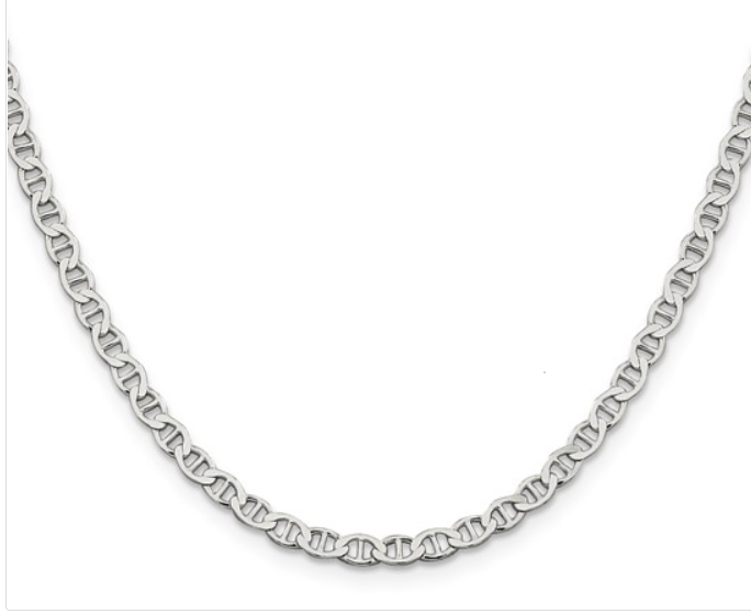 Sterling Flat Anchor Chain