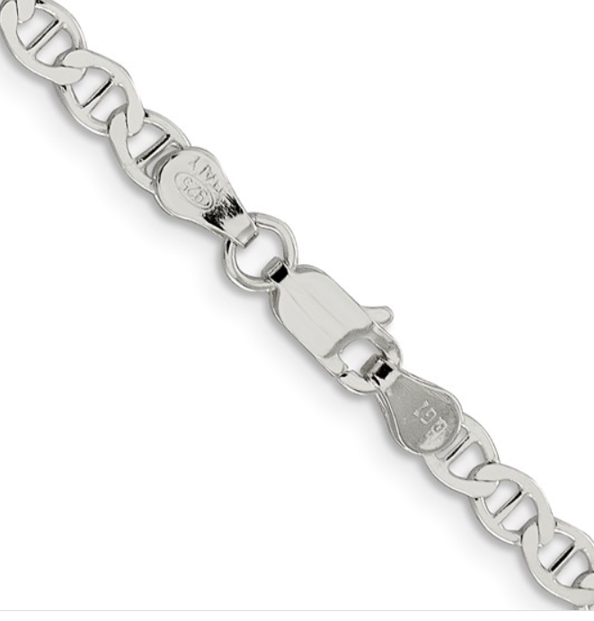 Sterling Flat Anchor Chain
