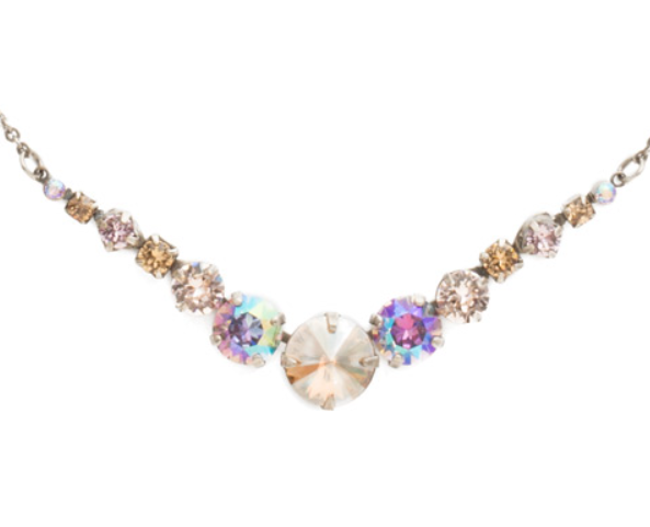 Sorrelli Delicate Round Tennis Necklace