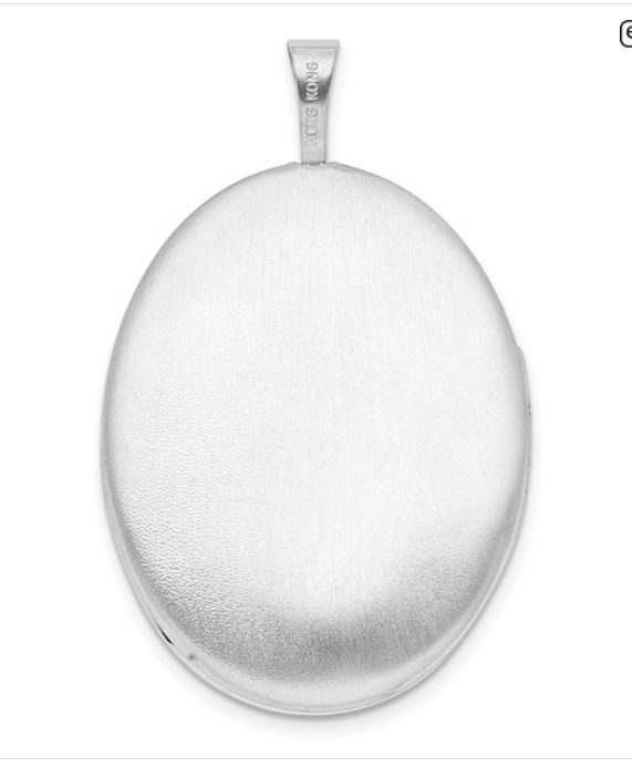 Sterling Silver Paisley Border Locket