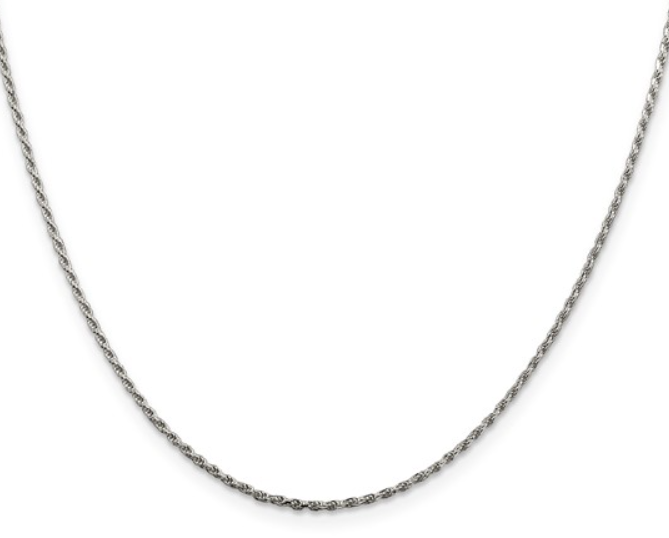 Sterling Silver Rope Chain