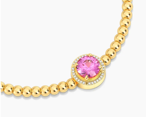 Ella Stein October Birthstone Bead Bracelet